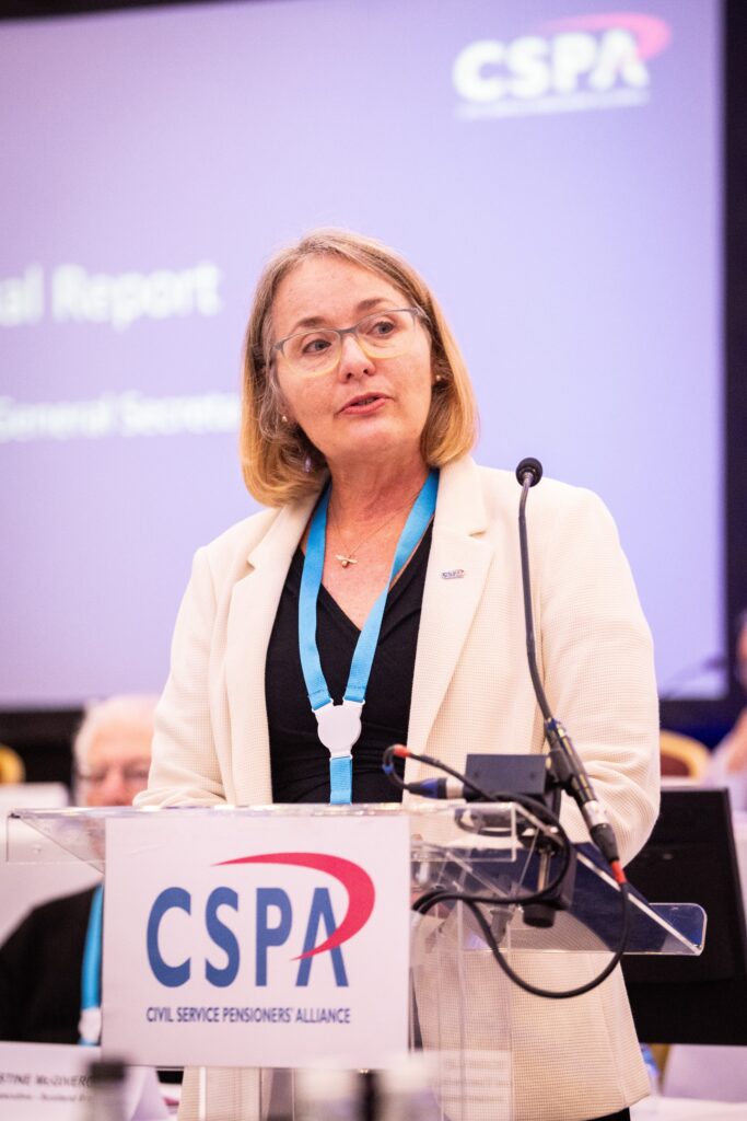 Civil Service Pensions set to rise by 6.7% from April as CPI inflation confirmed 1 Sally at 2023 AGM